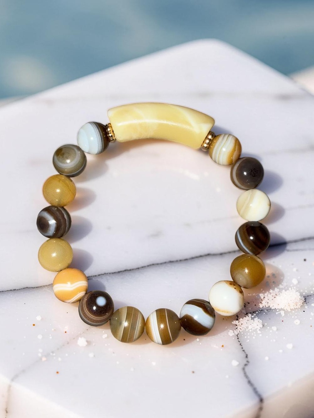 10mm Botswana Agate Bracelet